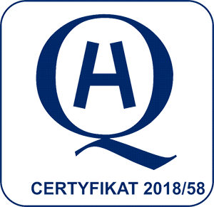 Logo: Certyfikat 2018/58